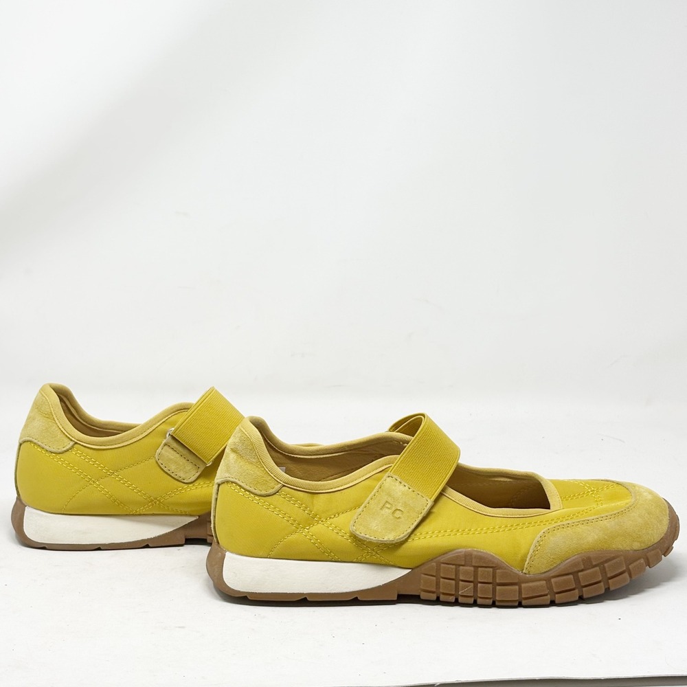 Project Cloud Yellow Suede Mary Jane Sneakers Womens 8.5 Memory Foam Gum Sole - Picture 3 of 14